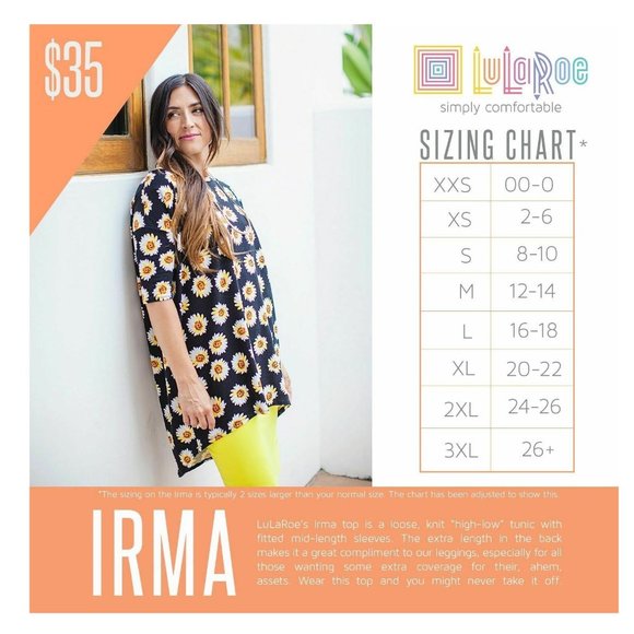 Women's Top Casual LULAROE Irma Disney Collection Mickey Minnie- Size: XS  (2-6) - Picture 9 of 9